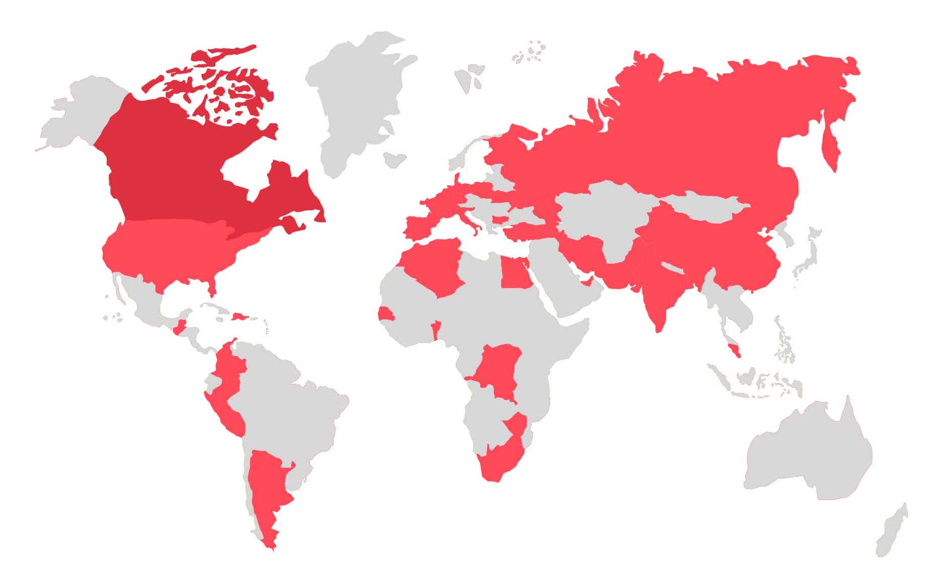 Map of Gallea's network