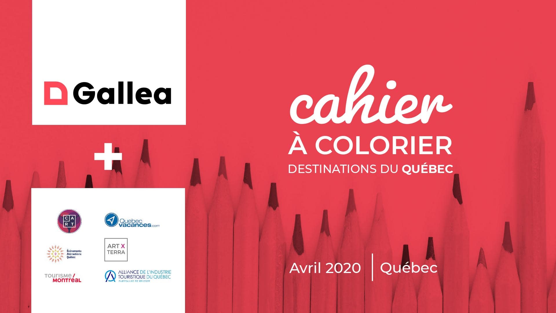 Cahier à colorier, destinations du Québec