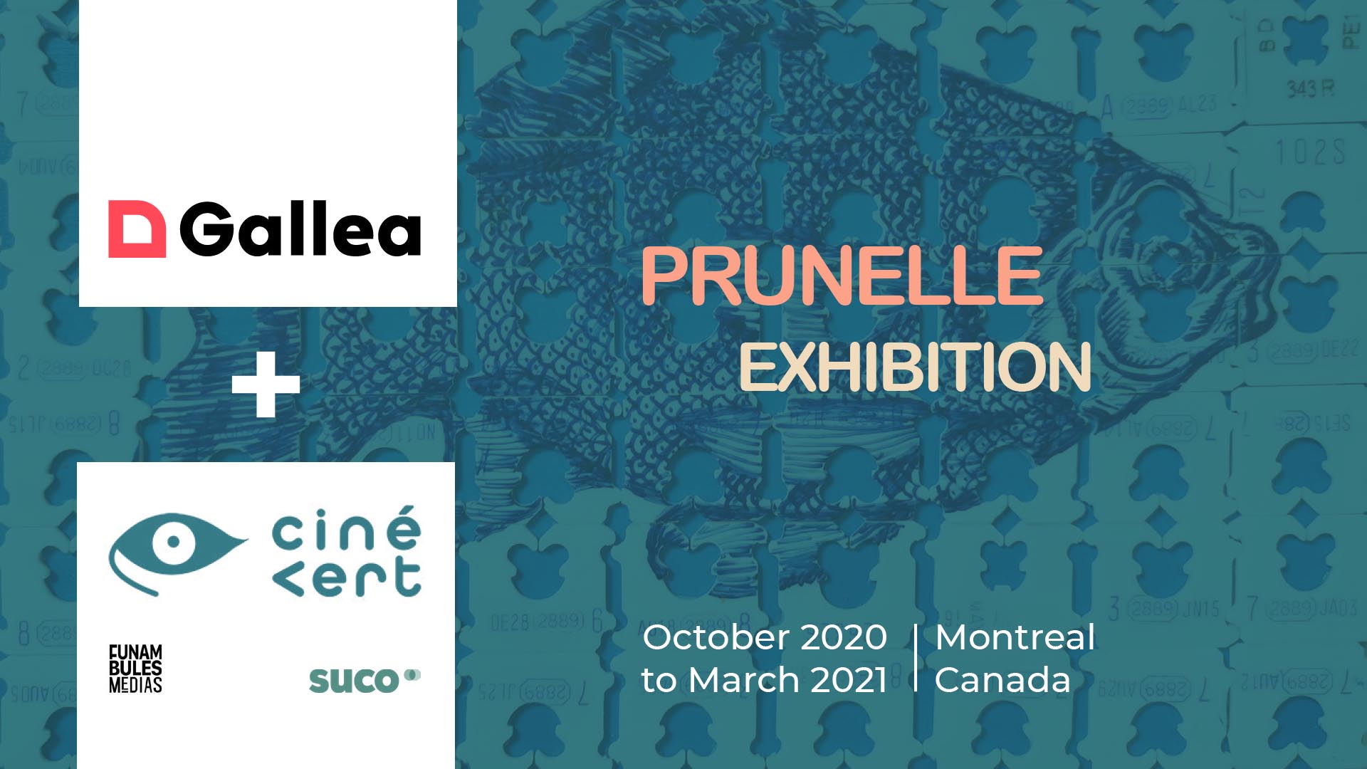 Prunelle exhibition, Gallea and Ciné Vert